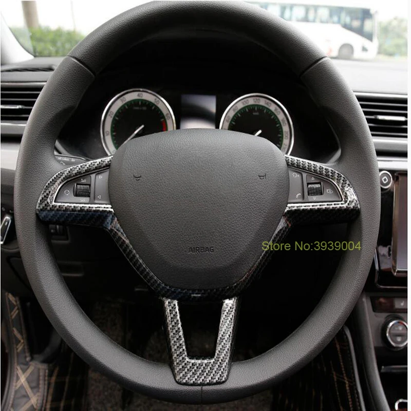 Для Skoda Octavia 2016-2018 1 шт. углеродное волокно ABS хромированные накладки для салона автомобиля накладка на руль отделка Аксессуары для стайлинга ...
Для Skoda Octavia 2016-2018 1 шт. углеродное волокно ABS хромированные накладки для салона автомобиля накладка на руль отделка Аксессуары для стайлинга ...