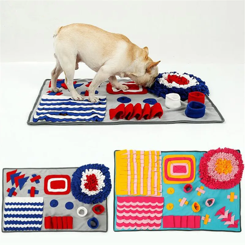 New Dog Snuffle Mat Puppy Cat Pet Sniffing Training Soft Nose Pad Activity Training Blanket Pressure Releasing Toy For Pets
New Dog Snuffle Mat Puppy Cat Pet Sniffing Training Soft Nose Pad Activity Training Blanket Pressure Releasing Toy For Pets