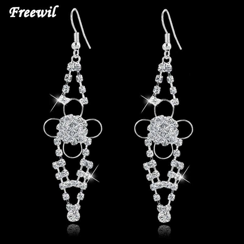 Fashion Silver Earrings Fashion Jewelry 2016 New Crystal Long Drop Earrings For Women Vintage Flower Wedding Bijoux SER150002
Fashion Silver Earrings Fashion Jewelry 2016 New Crystal Long Drop Earrings For Women Vintage Flower Wedding Bijoux SER150002