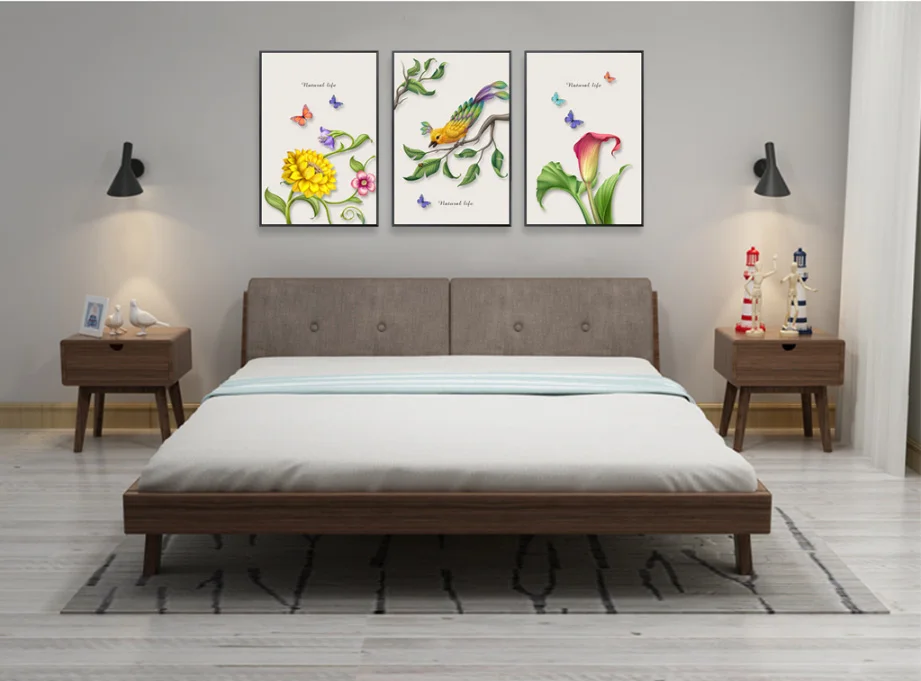Nordic creative plants butterflies parrots spray paintings painted on canvas Frameless paintings 3 paintings
Nordic creative plants butterflies parrots spray paintings painted on canvas Frameless paintings 3 paintings