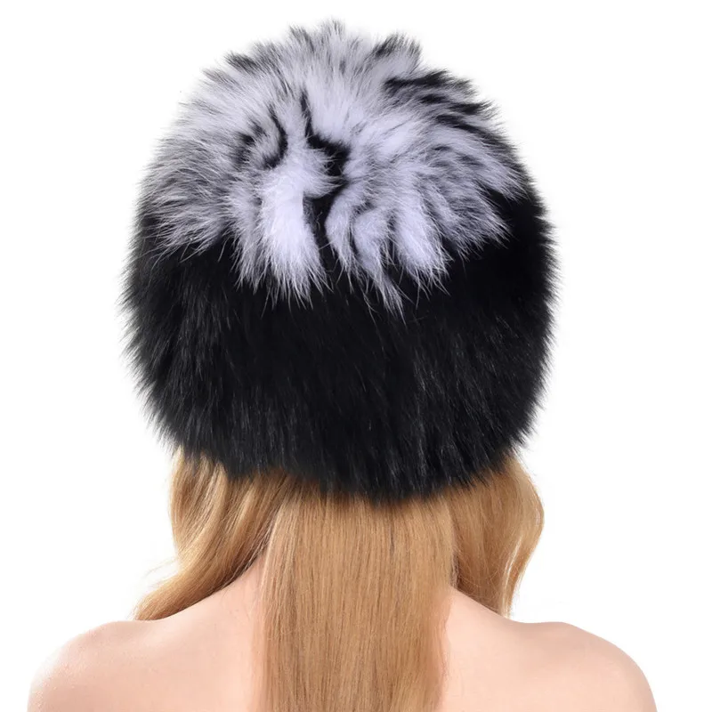 Women Fox Fur Hats Knitted Beanies 2016 New Russian Style Luxury Fox Fur Female Winter Warm Ear Cap Moshino LH310
Women Fox Fur Hats Knitted Beanies 2016 New Russian Style Luxury Fox Fur Female Winter Warm Ear Cap Moshino LH310