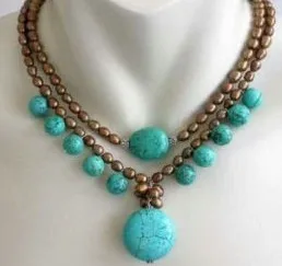 Wedding Woman Jewelry 2 Rows Necklace Natural Brown Freshwater Pearl Light Stone Mixed Necklace Handmade
Wedding Woman Jewelry 2 Rows Necklace Natural Brown Freshwater Pearl Light Stone Mixed Necklace Handmade