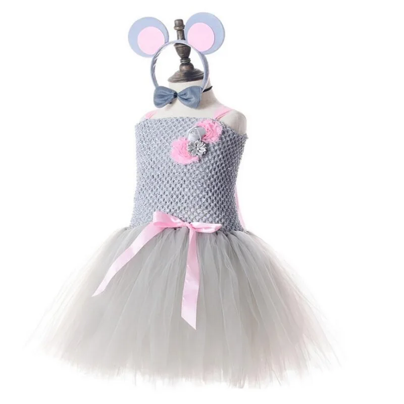 Children Animal Costumes Cosplay Mouse Tail Tutu Dress with Hair Band Princess Girls Party Dress Kids Halloween Costume 2-10Y
Children Animal Costumes Cosplay Mouse Tail Tutu Dress with Hair Band Princess Girls Party Dress Kids Halloween Costume 2-10Y