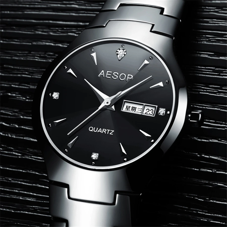 AESOP Watch Men Tungsten Steel Luxury Top Brand Wrist Sapphire 30m Waterproof Business Quartz Watches Fashion Casual sport Watch
AESOP Watch Men Tungsten Steel Luxury Top Brand Wrist Sapphire 30m Waterproof Business Quartz Watches Fashion Casual sport Watch