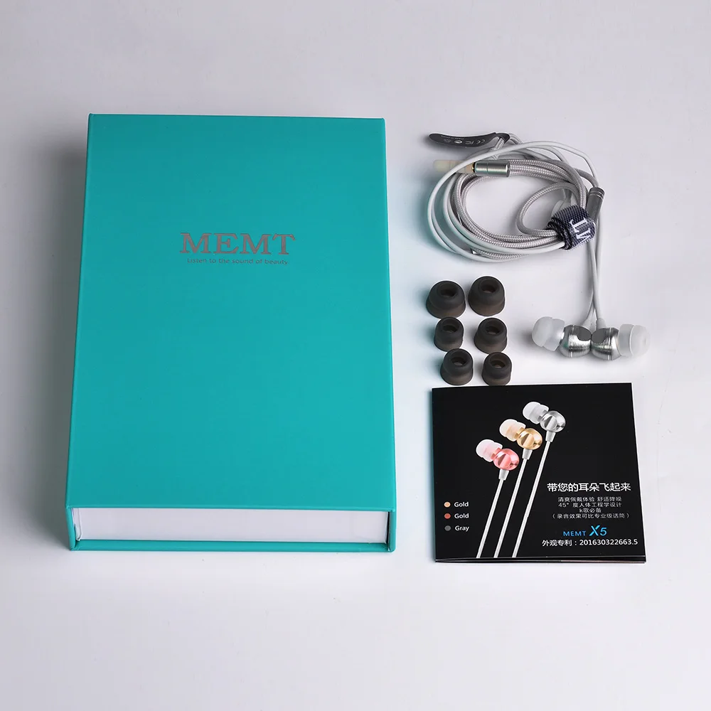 Original MEMT X5S In Ear Earphone 3.5MM Stereo In Ear Headset Dynamic Earbuds Hifi Bass Earphone
Original MEMT X5S In Ear Earphone 3.5MM Stereo In Ear Headset Dynamic Earbuds Hifi Bass Earphone