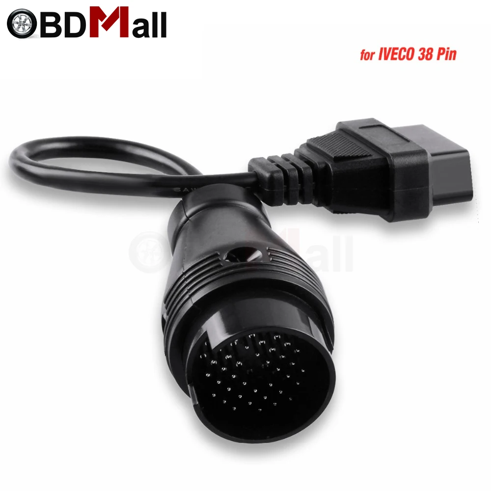 For IVECO 38 Pin OBD2 Diagnostic Cable Adapter To 16 Pin OBDII Connector Car Diagnostic Tool For Iveco 38 Pin High Quality Cable
For IVECO 38 Pin OBD2 Diagnostic Cable Adapter To 16 Pin OBDII Connector Car Diagnostic Tool For Iveco 38 Pin High Quality Cable