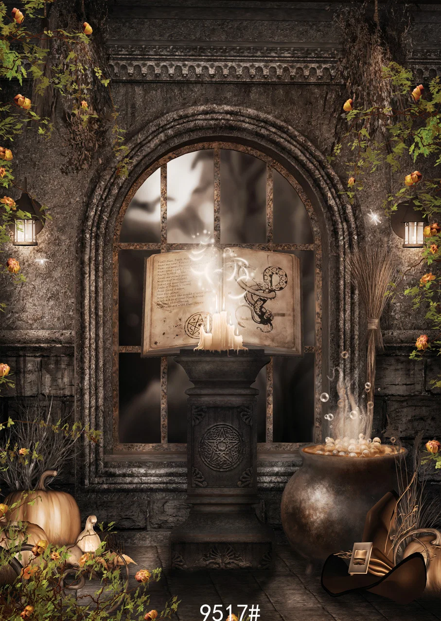 Magic World Halloween Vinyl Studio Backdrop Computer Printed Photography Prop Photo Background for Kids Party Photo Shooting
Magic World Halloween Vinyl Studio Backdrop Computer Printed Photography Prop Photo Background for Kids Party Photo Shooting