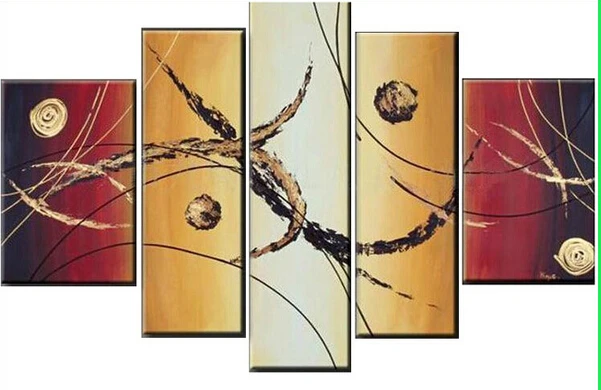Abstract Oil Paintings On Canvas Handmade Picture Home Decor For Living Room Wall Decoration Art 5 Piece/set Best Gift
Abstract Oil Paintings On Canvas Handmade Picture Home Decor For Living Room Wall Decoration Art 5 Piece/set Best Gift