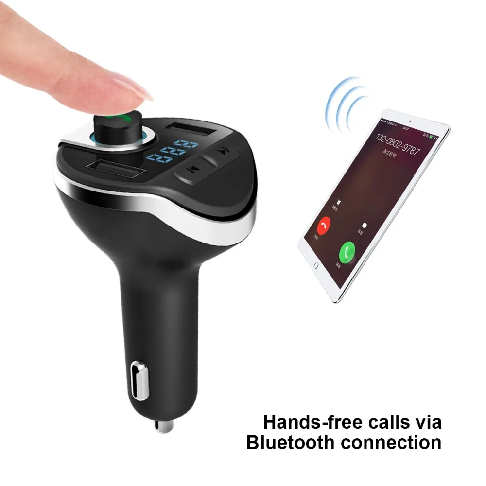 Автомобильный FM-трансмиттер с Bluetooth, автомобильный FM-трансмиттер, громкая связь, Автомобильный MP3-плеер, автомобильное зарядное устройство ...
Автомобильный FM-трансмиттер с Bluetooth, автомобильный FM-трансмиттер, громкая связь, Автомобильный MP3-плеер, автомобильное зарядное устройство ...