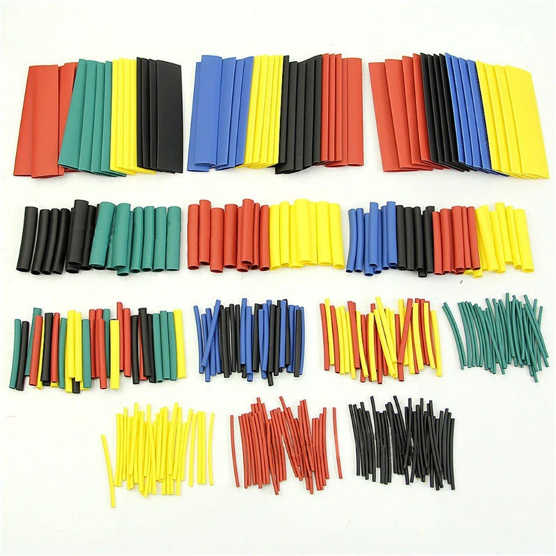 Polyolefin 328Pcs/lot 8 Sizes Tubing Wrap Sleeve Assorted Heat Shrink Tube 5 Colors
Polyolefin 328Pcs/lot 8 Sizes Tubing Wrap Sleeve Assorted Heat Shrink Tube 5 Colors