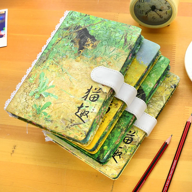MIRUI cute little fresh retro ultra-thick magnetic buckle hard surface diary notebook horizontal line notebook
MIRUI cute little fresh retro ultra-thick magnetic buckle hard surface diary notebook horizontal line notebook