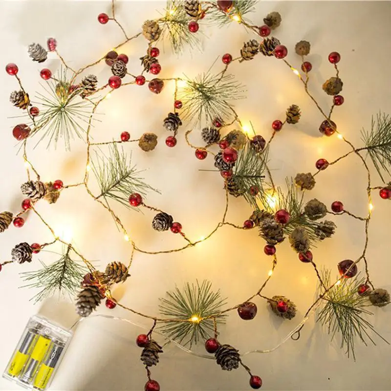 Christmas Lights Led Copper Lights Pine Cone String Lights For Christmas Tree And Home Decoration
Christmas Lights Led Copper Lights Pine Cone String Lights For Christmas Tree And Home Decoration