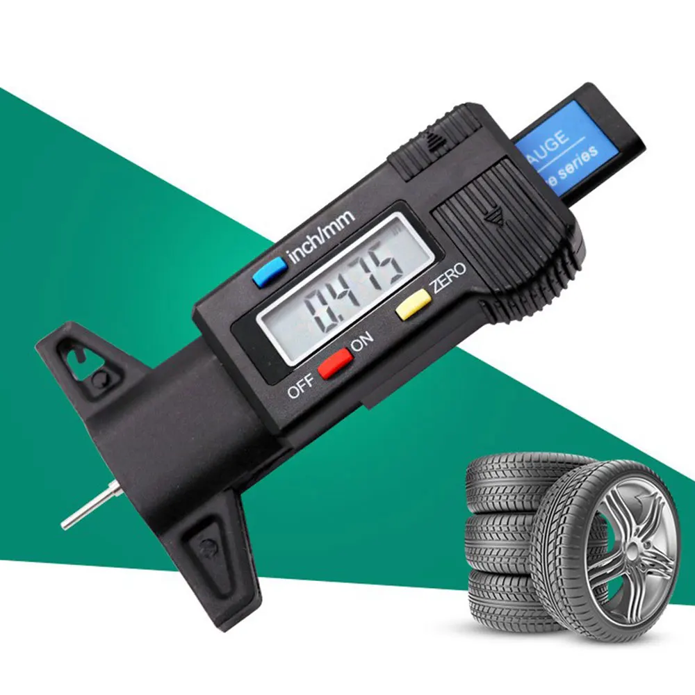 Digital Depth Gauge Caliper 0-25.4mm Tread Depth Gauge Tire Pressure Gauge Tread Gauge Car Tire Pattern Depth Gauge Measurer
Digital Depth Gauge Caliper 0-25.4mm Tread Depth Gauge Tire Pressure Gauge Tread Gauge Car Tire Pattern Depth Gauge Measurer