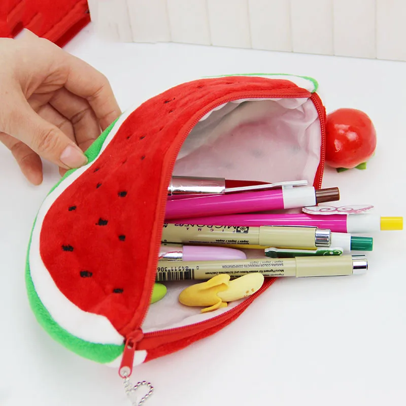 Cute Large Capacity Pencil Bag Plush Watermelon Stationery Storage Bags School Supplies 1 PC
Cute Large Capacity Pencil Bag Plush Watermelon Stationery Storage Bags School Supplies 1 PC