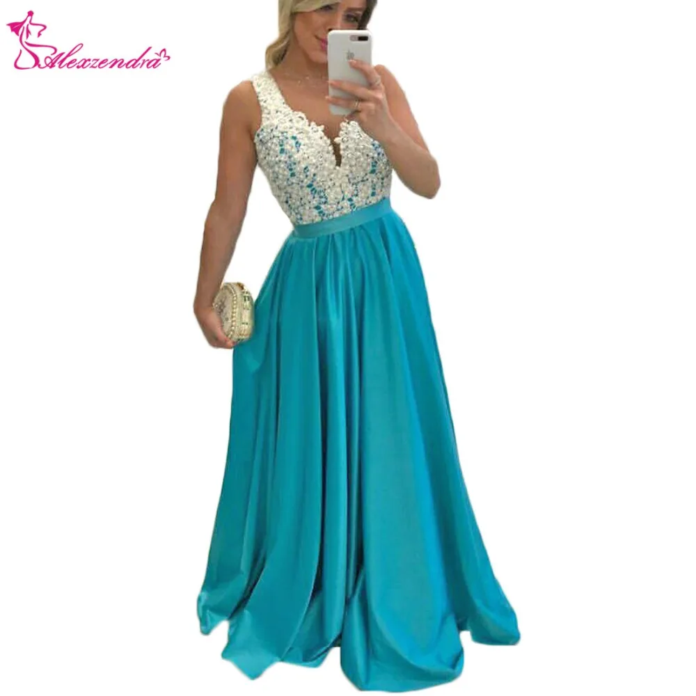 Alexzendra New Long Prom Dress 2019 Applique Pearls See Through Back Fashion Party Dress Custom Made
Alexzendra New Long Prom Dress 2019 Applique Pearls See Through Back Fashion Party Dress Custom Made