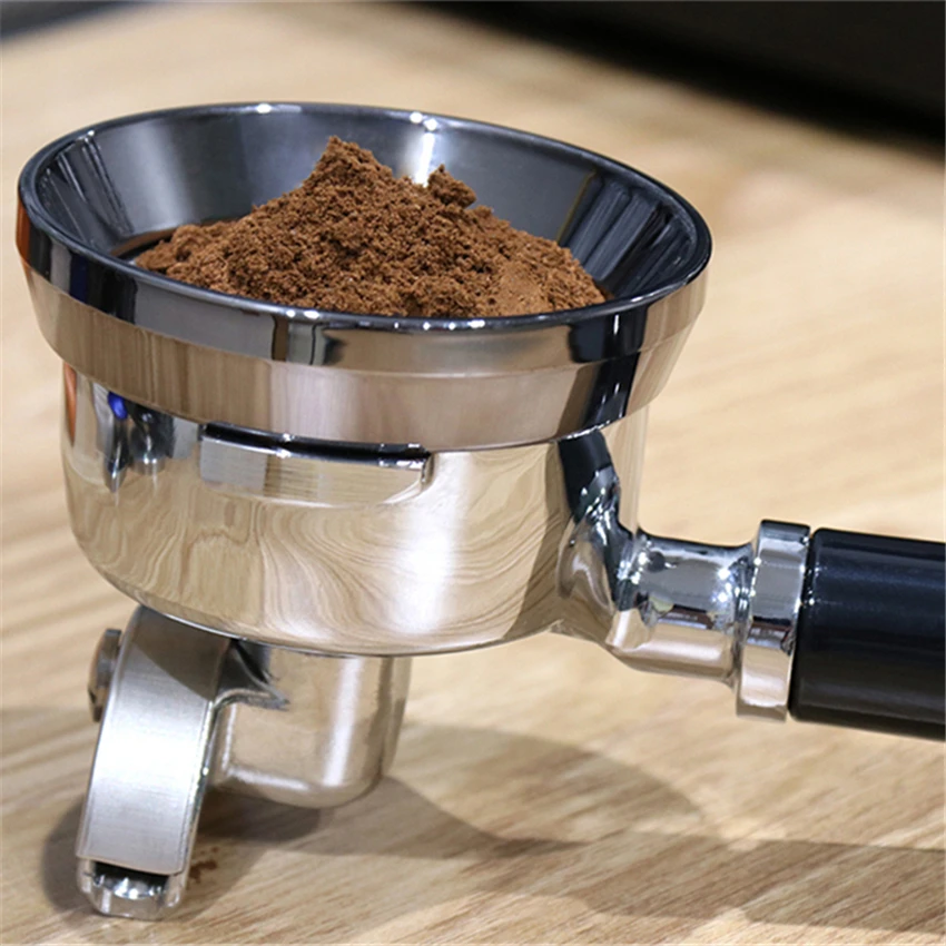 304 Stainless Steel Intelligent Dosing Ring 58MM For Brewing Bowl Coffee Powder Espresso Barista Tool Tamper Funnel Portafilter
304 Stainless Steel Intelligent Dosing Ring 58MM For Brewing Bowl Coffee Powder Espresso Barista Tool Tamper Funnel Portafilter