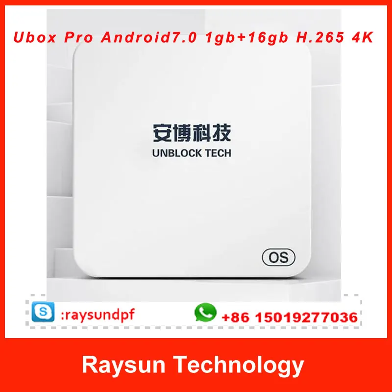 2 шт./лот Unblock Tech UBOX PRO OS android 7 0 обновление для 4 BT4.0 * USB 4K 1080P HD UBTV box|ТВ-приставки и