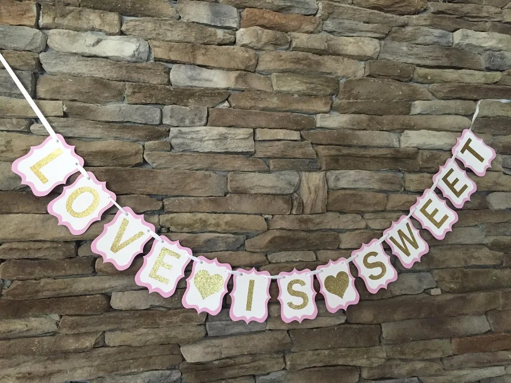 Розовый и золотой баннер Love is sweet, баннер для девичника, баннер для девичвечерние
Розовый и золотой баннер Love is sweet, баннер для девичника, баннер для девичвечерние