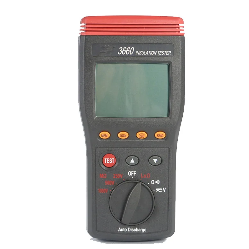 New Professional High Quality Autoranging Insulation Meter Portable Resistance Meter Automatically Switch to Voltage Measurement
New Professional High Quality Autoranging Insulation Meter Portable Resistance Meter Automatically Switch to Voltage Measurement