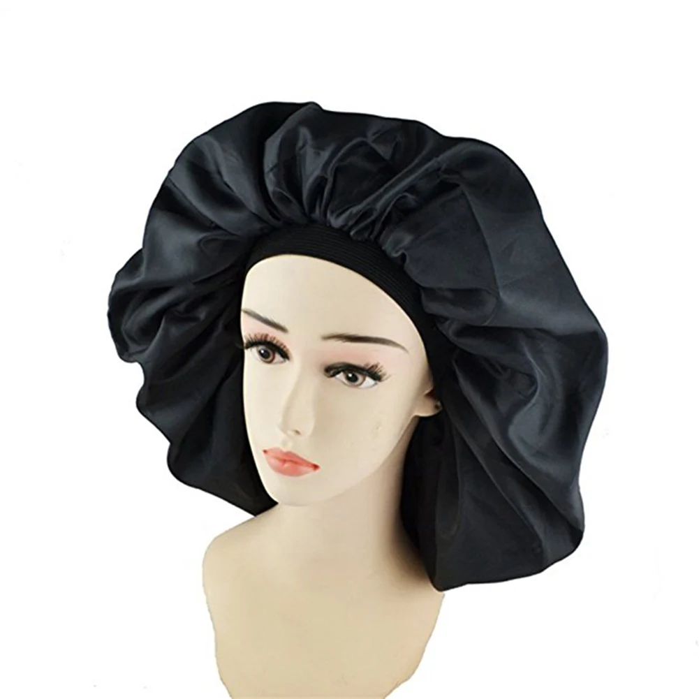 Super Jumbo Sleep Cap Waterproof Shower Cap Women Hair Treatment Protect Hair From Frizzing KG66
Super Jumbo Sleep Cap Waterproof Shower Cap Women Hair Treatment Protect Hair From Frizzing KG66