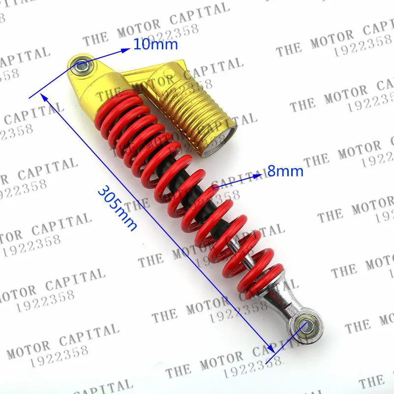 high quality red 305mm Motorcycle Scooter Adjustable Spring Damping Shock Absorbers For Honda Yamaha Kawasaki Suzuki ATV
high quality red 305mm Motorcycle Scooter Adjustable Spring Damping Shock Absorbers For Honda Yamaha Kawasaki Suzuki ATV