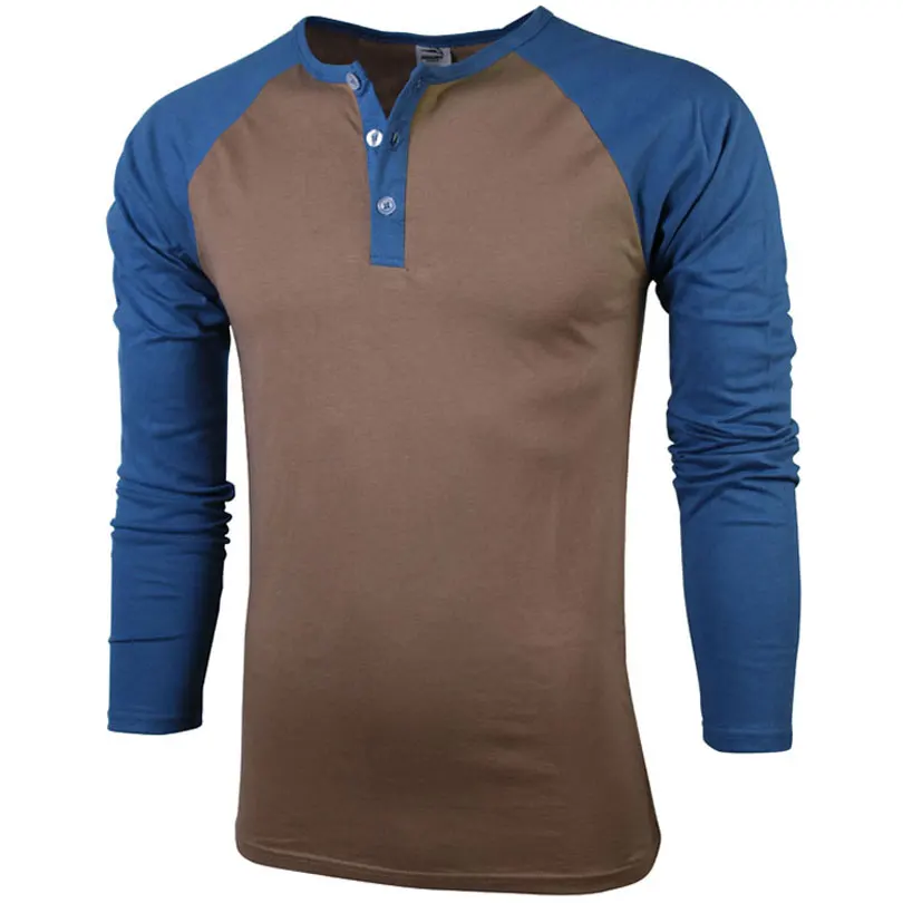 2019 new various colors men's color matching casual shirt long-sleeved raglan sleeves Round Collar Long Sleeve T-Shirt Cotton
2019 new various colors men's color matching casual shirt long-sleeved raglan sleeves Round Collar Long Sleeve T-Shirt Cotton