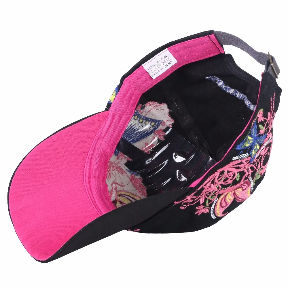 women's new cap hat casual baseball caps embroidery large butterfly floral decorated beauty luxury pattern cotton 55-60 CM hats
women's new cap hat casual baseball caps embroidery large butterfly floral decorated beauty luxury pattern cotton 55-60 CM hats