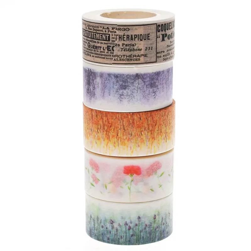 Hot Sale 10m*2cm Retro Flower Washi Paper Tape Masking Decorative Adhesive Tapes Roll DIY Stationery Home Party Decoration
Hot Sale 10m*2cm Retro Flower Washi Paper Tape Masking Decorative Adhesive Tapes Roll DIY Stationery Home Party Decoration