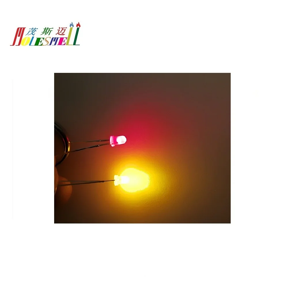 100pcs 3mm R/Y Dual Bi Color Polar Changing Red/Yellow Led Diffused Leds 2-Pin led
100pcs 3mm R/Y Dual Bi Color Polar Changing Red/Yellow Led Diffused Leds 2-Pin led