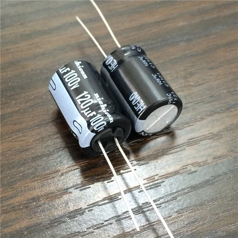 50 шт. 120мкФ 100В NICHICON он серия 12 5x20 мм чрезвычайно низкий Impdance 100V120uF алюминиевый