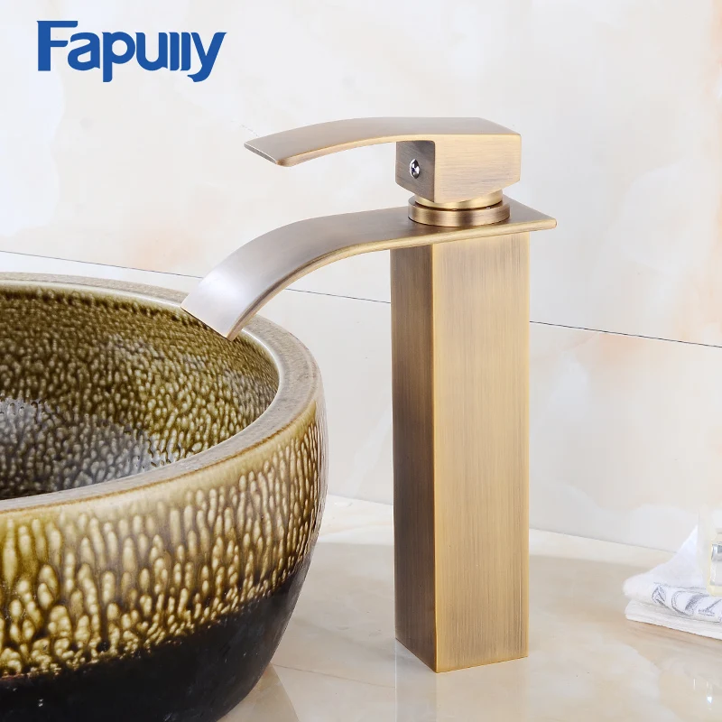Fapully Waterfall Faucet Tall Antique Bathroom Sink Faucet Hot and Cold Bathroom Vanity Basin Mixer Tap
Fapully Waterfall Faucet Tall Antique Bathroom Sink Faucet Hot and Cold Bathroom Vanity Basin Mixer Tap