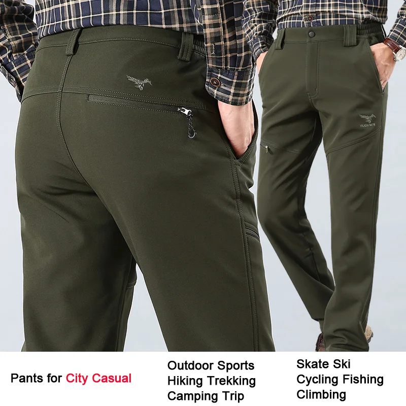 Winter Pants For Men Warm Thick Casual Pants Men's Classic Trousers Windproof Waterproof Man Pants With Fleece Lining AM352
Winter Pants For Men Warm Thick Casual Pants Men's Classic Trousers Windproof Waterproof Man Pants With Fleece Lining AM352