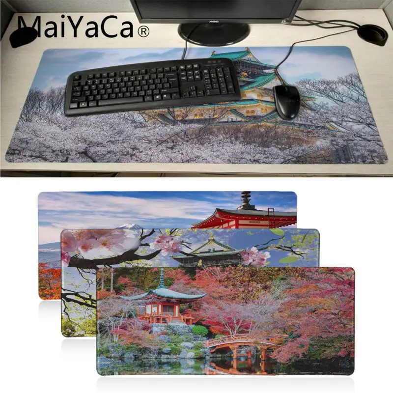 MaiYaCa Japan Temple Cherry blossom Sceneary Rubber Mouse Mat Pad Keyboard Mat Desk Mat Computer Tablet Game Gaming mouse pad
MaiYaCa Japan Temple Cherry blossom Sceneary Rubber Mouse Mat Pad Keyboard Mat Desk Mat Computer Tablet Game Gaming mouse pad