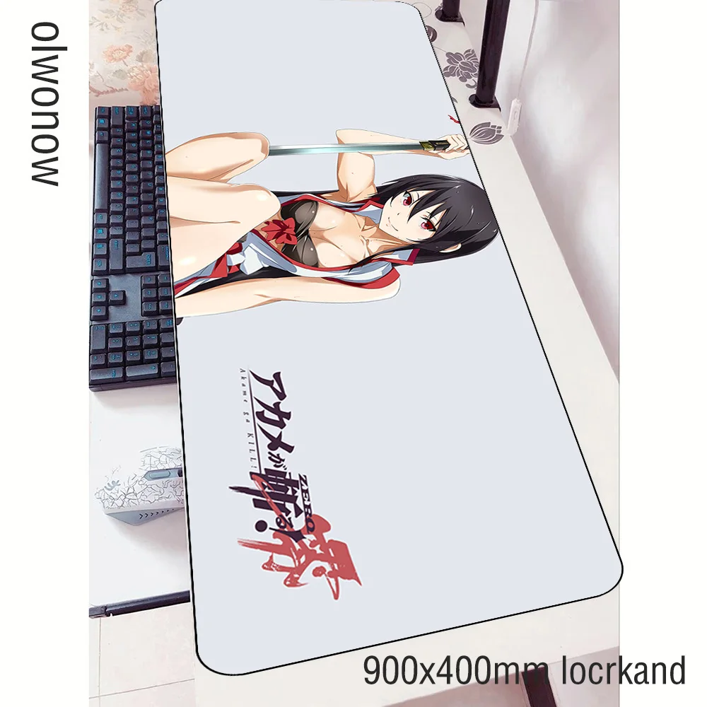 Коврик для мыши akame ga kill геймерский коврик ноутбука 90 х40 см игровой эргономичный