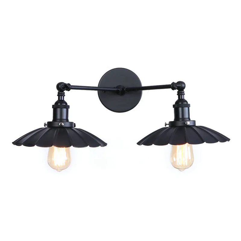 Loft Style Double Head Iron Wall Sconce Edison Industrial Vintage LED Wall Light Fixtures Adjust Bedside Wall Lamp Lighting
Loft Style Double Head Iron Wall Sconce Edison Industrial Vintage LED Wall Light Fixtures Adjust Bedside Wall Lamp Lighting