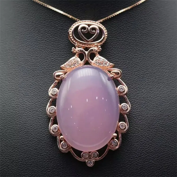 KJJEAXCMY boutique jewelry, 925 Sterling Silver Pendant Gold Pink Chalcedony jewelry processing custom natural female models
KJJEAXCMY boutique jewelry, 925 Sterling Silver Pendant Gold Pink Chalcedony jewelry processing custom natural female models