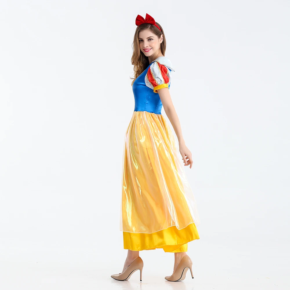 VASHEJIANG Adult Cartoon Snow White Costume Fantasia Princess Snow White Role Playing Women Halloween Carnival Party Dress
VASHEJIANG Adult Cartoon Snow White Costume Fantasia Princess Snow White Role Playing Women Halloween Carnival Party Dress
