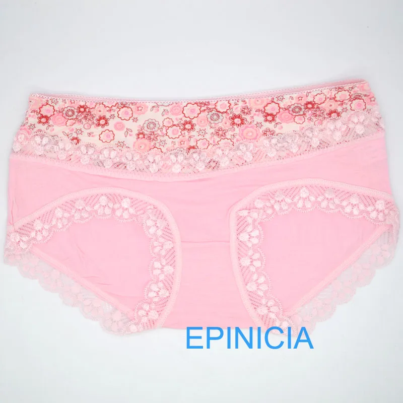 Ladies Bamboo Fiber Underwear Women Briefs Mid Size Seamless Pink Lace Panties Soft Briefs Low Waist Breathable Floral Panties
Ladies Bamboo Fiber Underwear Women Briefs Mid Size Seamless Pink Lace Panties Soft Briefs Low Waist Breathable Floral Panties