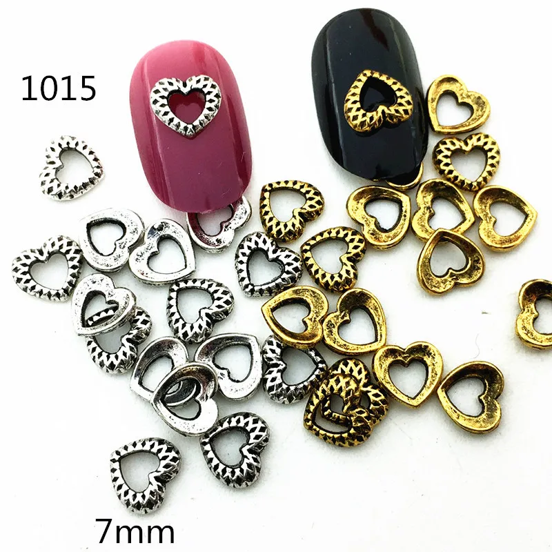 300pcs New Japanese metal retro-hollow caring nail jewelry alloy three-dimensional peach-heart nail jewelry
300pcs New Japanese metal retro-hollow caring nail jewelry alloy three-dimensional peach-heart nail jewelry
