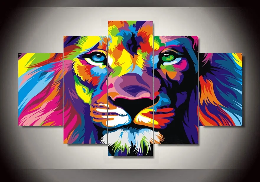 5 Pieces Modern Wall Art Canvas Framed Animal Panel Print Painting Decorative Picture Home Decor Color abstract tiger ht037
5 Pieces Modern Wall Art Canvas Framed Animal Panel Print Painting Decorative Picture Home Decor Color abstract tiger ht037