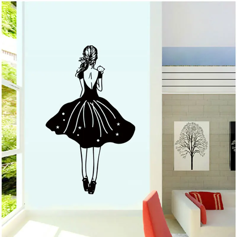 Creative Girl Back Wall Sticker for Girl Kids Bedroom Stickers for Wardrobe Door Living Room Dormitory Decoration Wall Sticker
Creative Girl Back Wall Sticker for Girl Kids Bedroom Stickers for Wardrobe Door Living Room Dormitory Decoration Wall Sticker