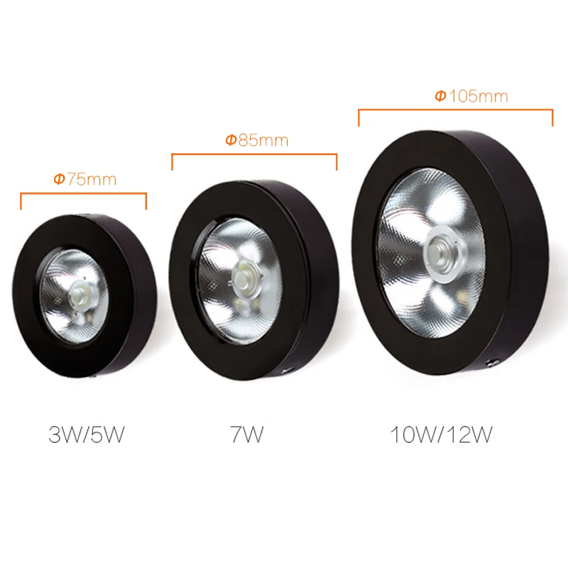AC 220V New Arrival Ultra Thin LED Downlight 3W 5W 7W 9W 12W COB Surface Mounted Downlight for Ceiling Showroom Cupboard
AC 220V New Arrival Ultra Thin LED Downlight 3W 5W 7W 9W 12W COB Surface Mounted Downlight for Ceiling Showroom Cupboard