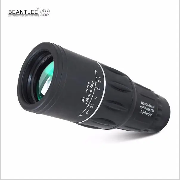 

16x52 Zoom mini Monocular Telescope Black High Quilaty Single Focus Optic Lens Travel Spotting Scope HD Monoculars telescopes