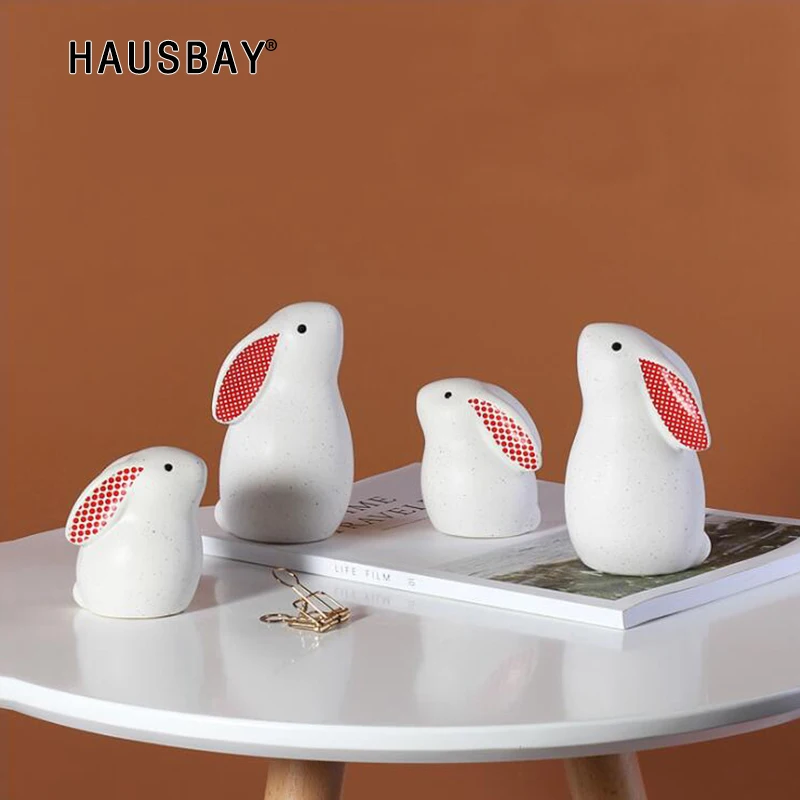 Cute Pink Ear Ceramic Rabbit Figurines White Animal Enamel Miniatures Statue Living Room Desktop Decorations Creative Gift 05534
Cute Pink Ear Ceramic Rabbit Figurines White Animal Enamel Miniatures Statue Living Room Desktop Decorations Creative Gift 05534