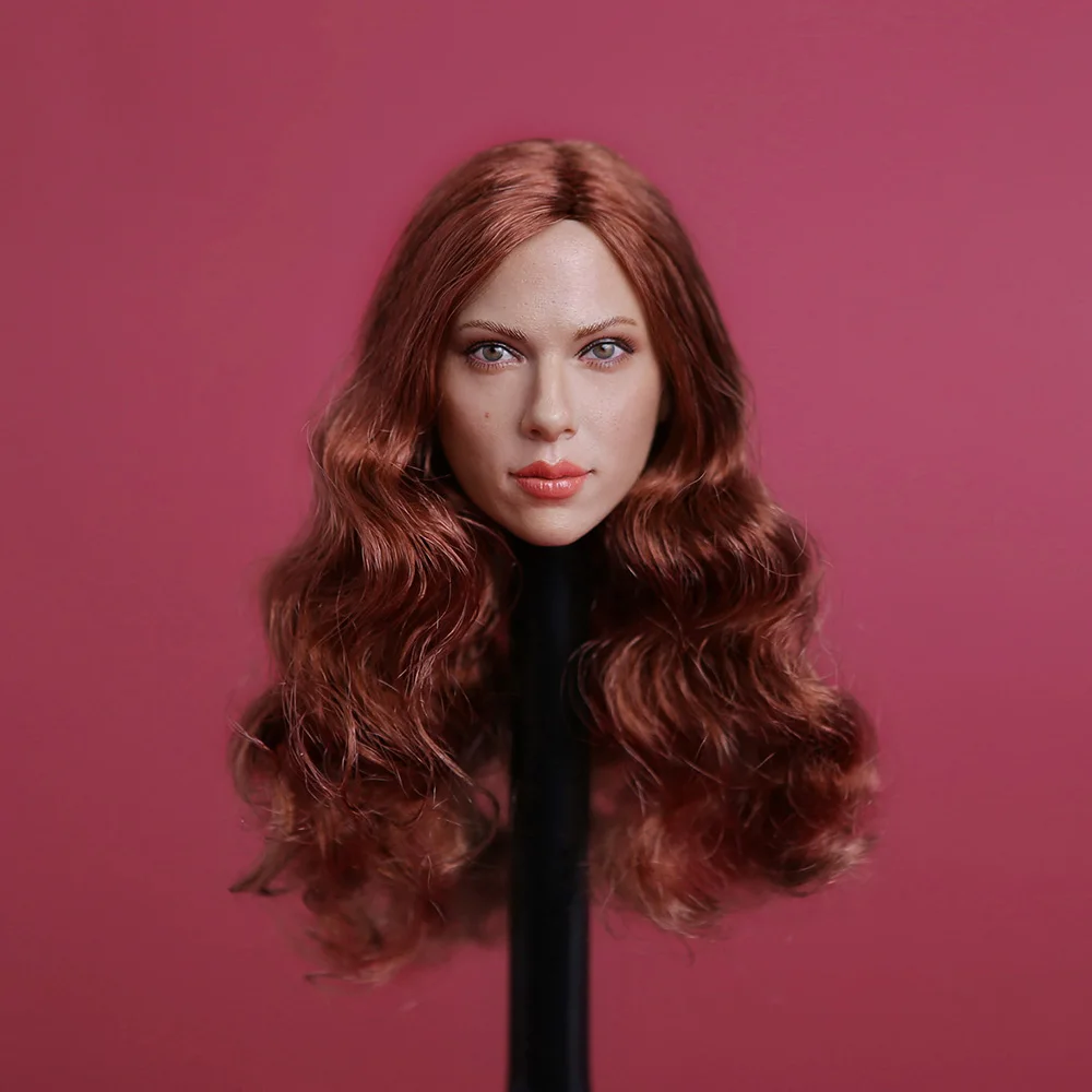 1/6 Black Widow Scarlett Johansson Head Sculpt with Long Brown Hair gc002 for 12''Action Figures
1/6 Black Widow Scarlett Johansson Head Sculpt with Long Brown Hair gc002 for 12''Action Figures