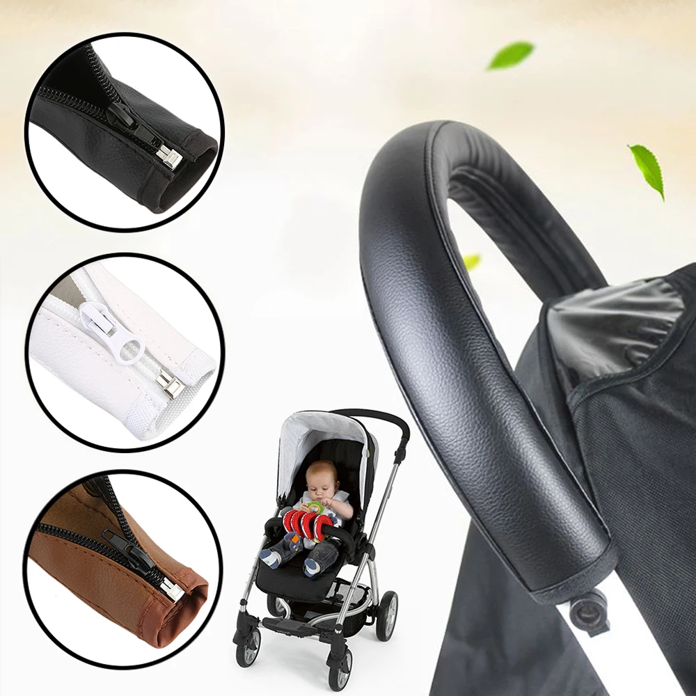 PU Leather Baby Stroller Handle Cover Infant Stroller Accessories Pram Pushchair Handle Protective Cover For Armrest Covers
PU Leather Baby Stroller Handle Cover Infant Stroller Accessories Pram Pushchair Handle Protective Cover For Armrest Covers