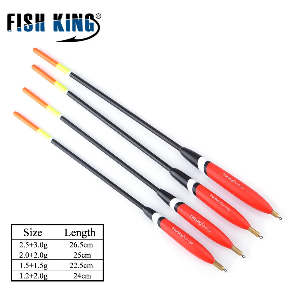 FISH KING 4 шт./упак. 2 5 + 3 0 г 1 поплавок для рыбалки поплавки из пробкового дерева