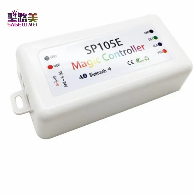 Led-контроллер с Bluetooth и поддержкой SPI, совместимый со всеми типами пикселей IC WS2811 WS2812B
Led-контроллер с Bluetooth и поддержкой SPI, совместимый со всеми типами пикселей IC WS2811 WS2812B