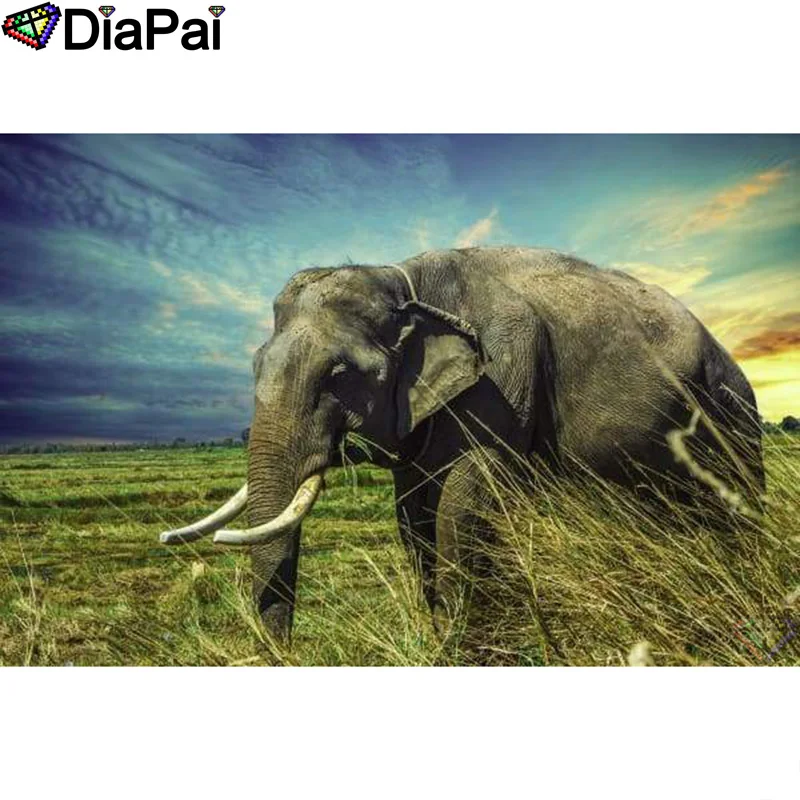 DIAPAI Diamond Painting 5D DIY 100% Full Square/Round Drill "Animal elephant" Diamond Embroidery Cross Stitch 3D Decor A24370
DIAPAI Diamond Painting 5D DIY 100% Full Square/Round Drill "Animal elephant" Diamond Embroidery Cross Stitch 3D Decor A24370