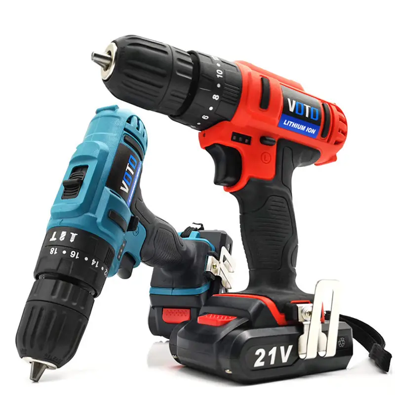 Electric Screwdriver Cordless Drill Impact Drill Power Driver For Woodworking Tools 21V Max DC Lithium-Ion Battery 10mm 2 Speed
Electric Screwdriver Cordless Drill Impact Drill Power Driver For Woodworking Tools 21V Max DC Lithium-Ion Battery 10mm 2 Speed